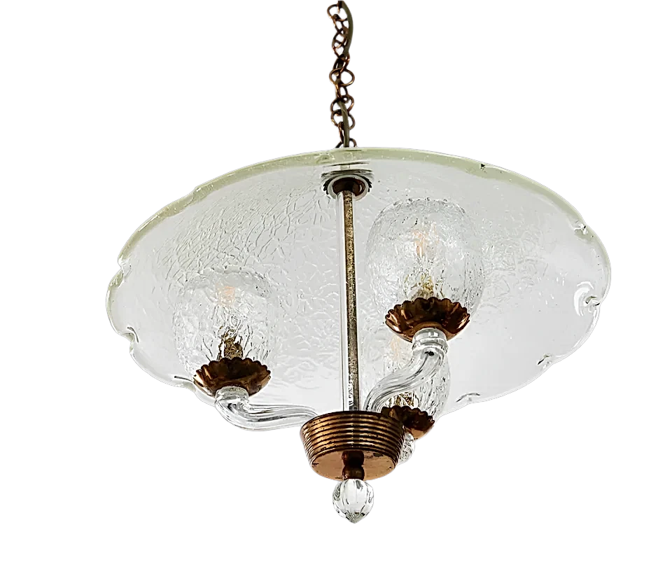 ART DECO MURANO GLASS PENDANT
