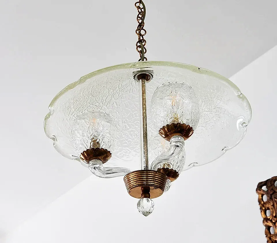 ART DECO MURANO GLASS PENDANT
