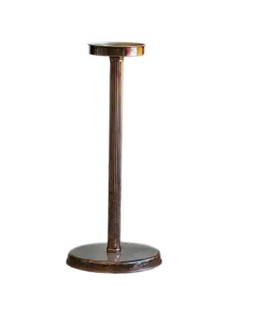 ART DECO CHROME PEDESTAL