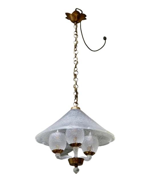 ART DECO MURANO GLASS PENDANT