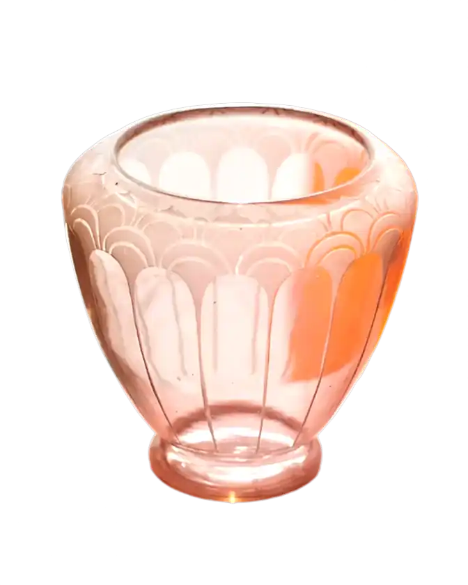 ART DECO AMETHYST GLASS VASE