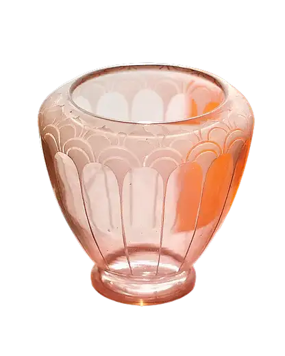 ART DECO AMETHYST GLASS VASE