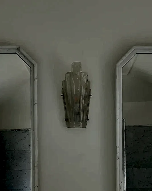 ART DECO MURANO WALL SCONCES