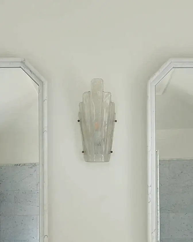 ART DECO MURANO WALL SCONCES