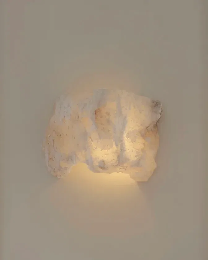 ALABASTER STONE SCONCES