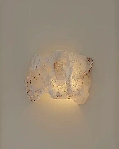 ALABASTER STONE SCONCES