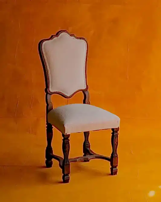 BAROQUE CARVED WALNUT DINING CHAIRS
